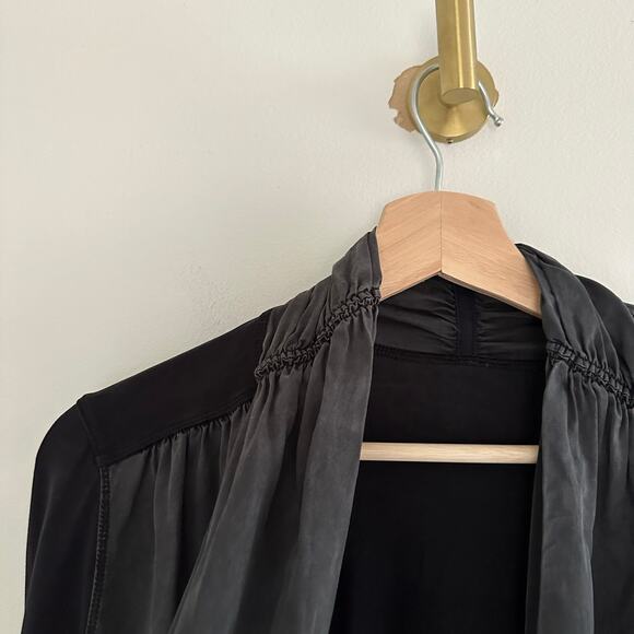 Lululemon Your Best Breath Cardigan Wrap Sweater Black 4 - Picture 4 of 9